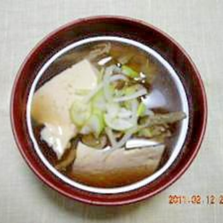 麺つゆで簡単☆生姜たっぷりつみれ汁